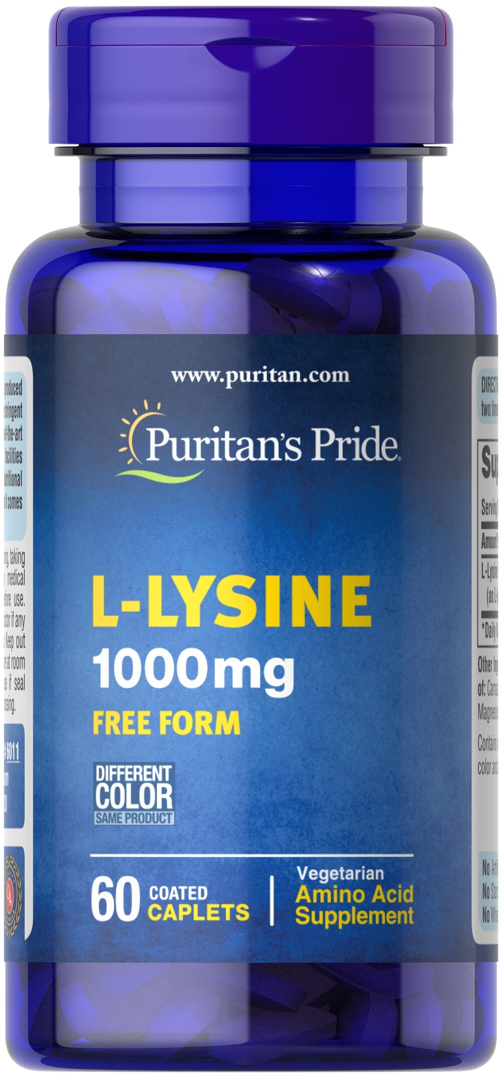 L-Lysine 1000 mg - Puritans Pride -Tabletas