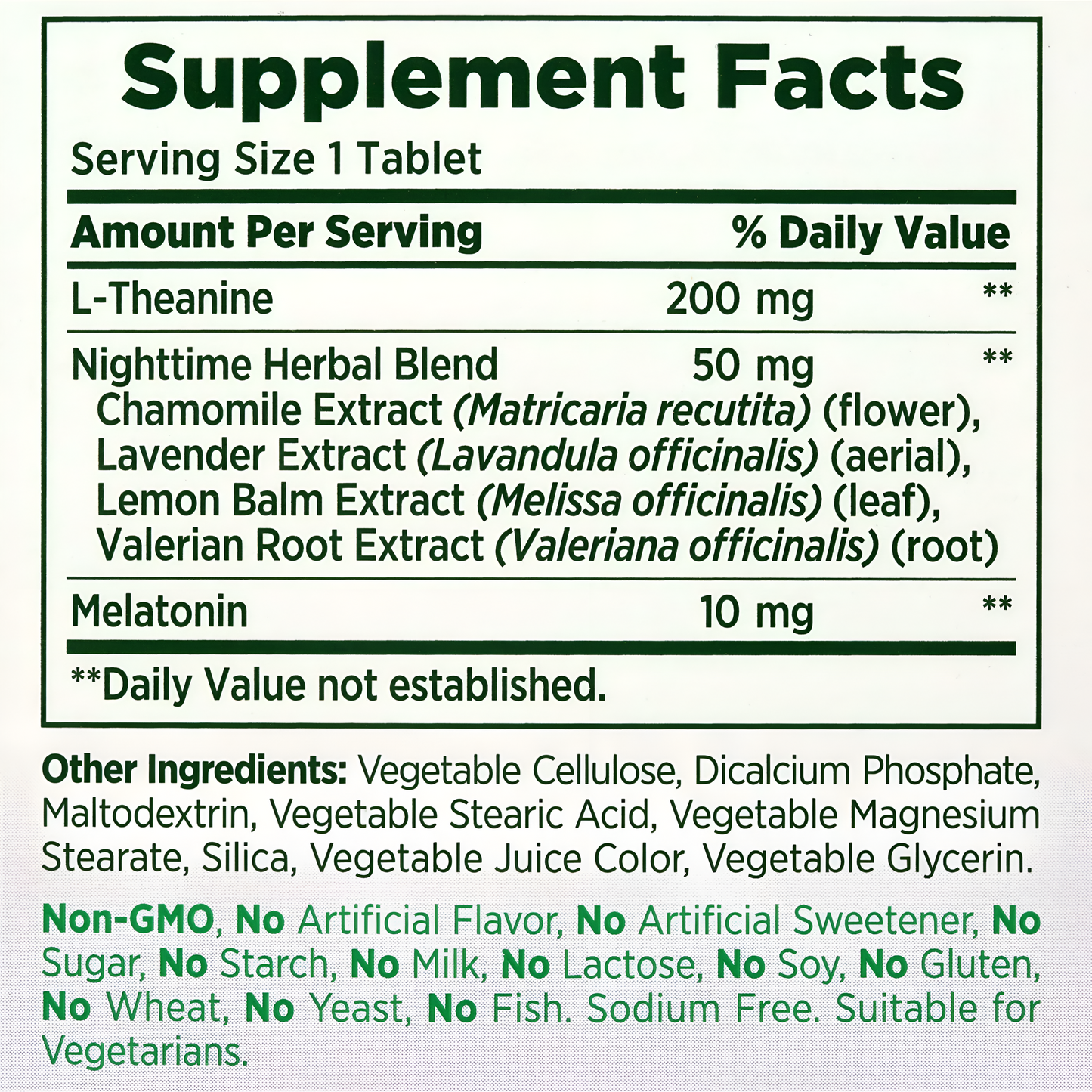 Sleep3 Melatonina 10 mg Nature's Bounty - 120 Tabletas