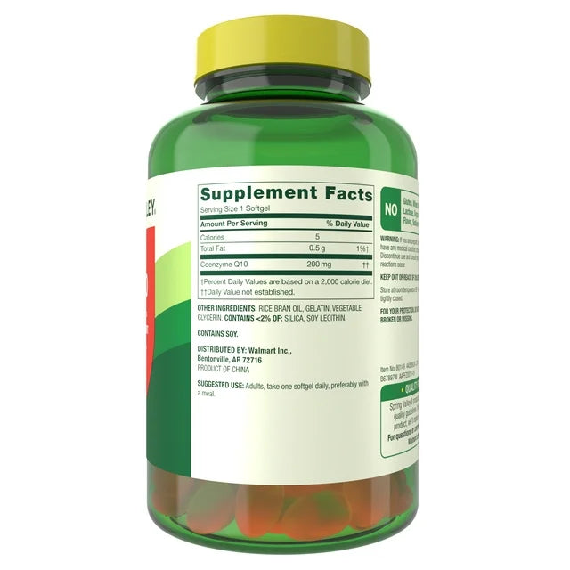 Coq10 200mg rapid-release , 150 capsulas - Spring Valley