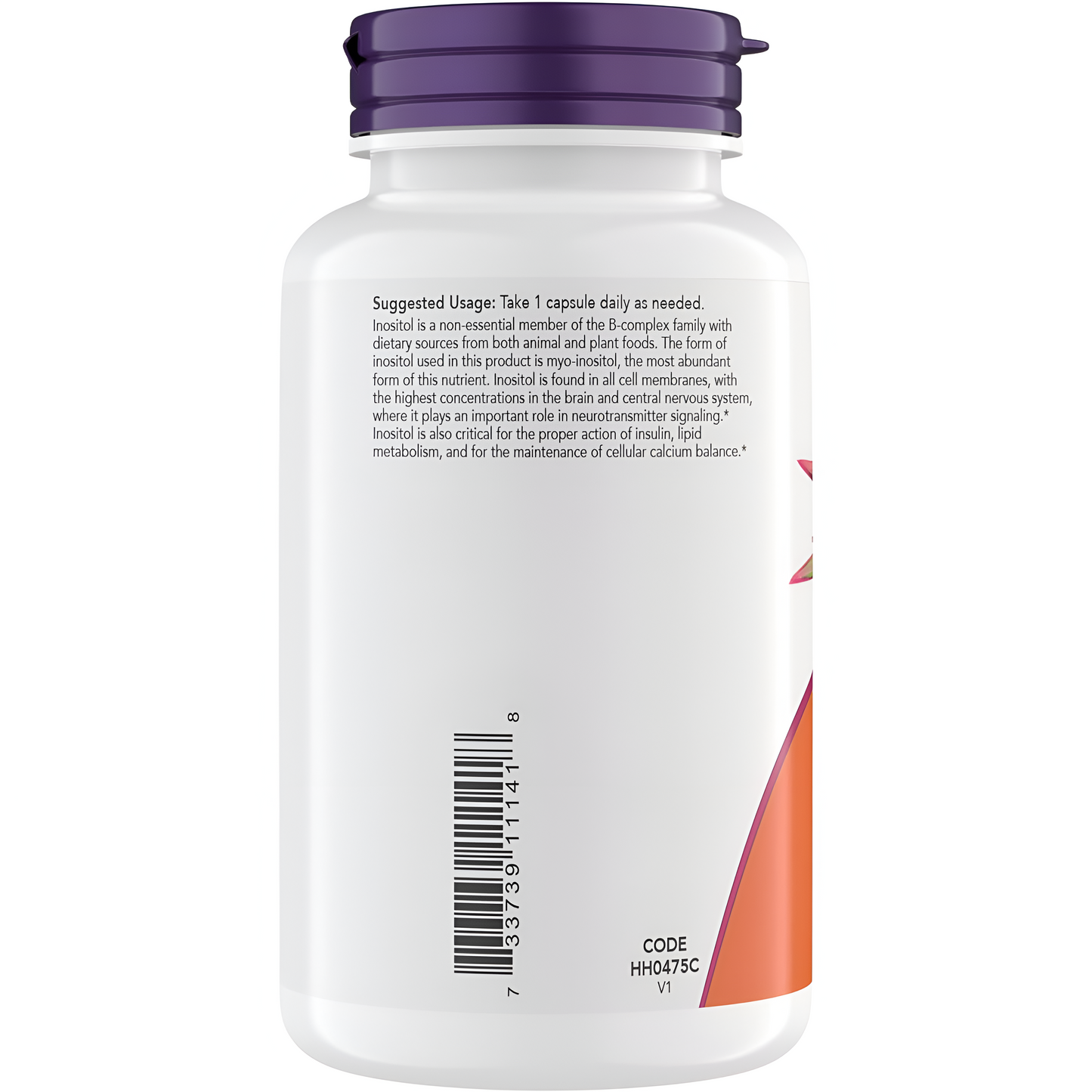 Now Inositol 500 mg en Cápsulas