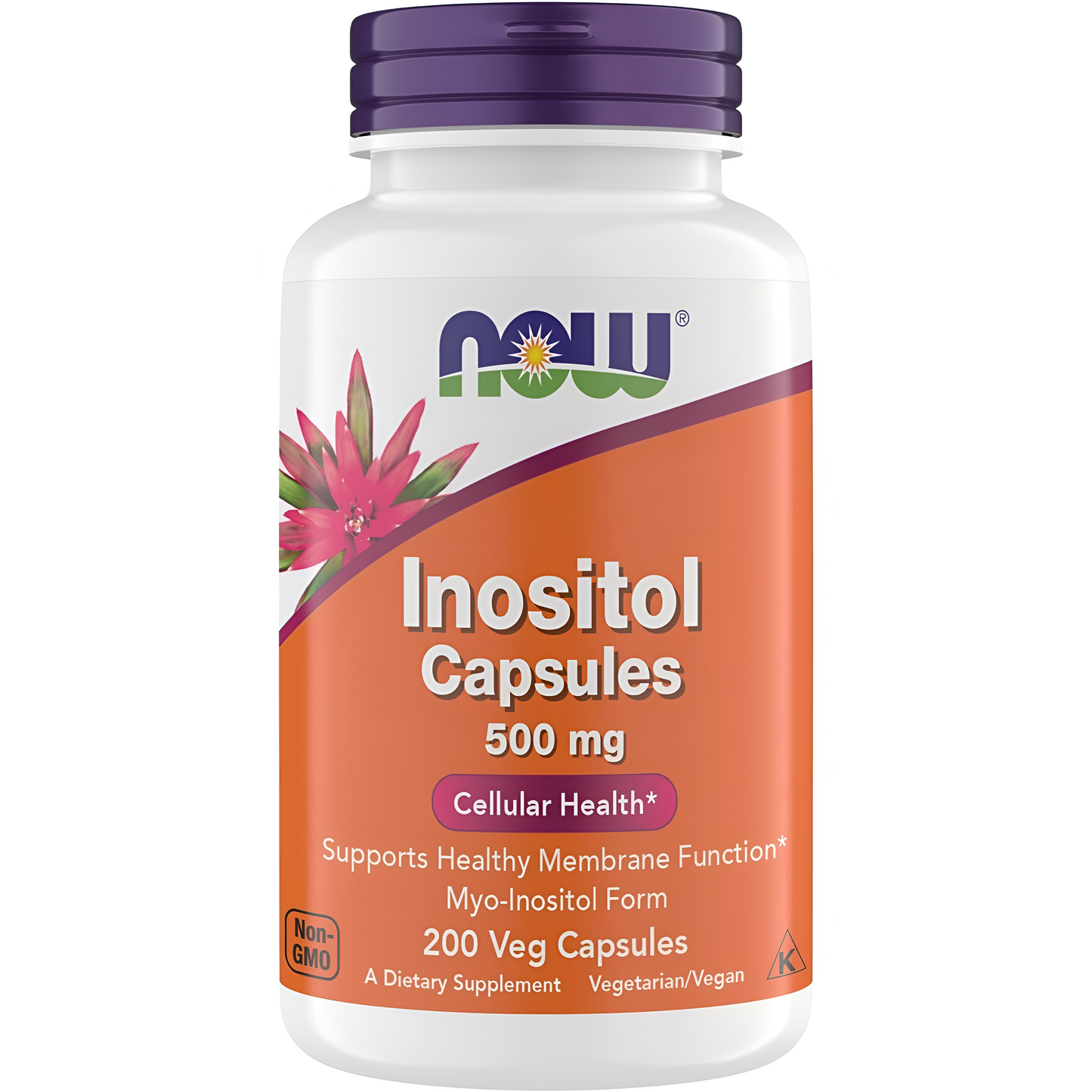 Now Inositol 500 mg en Cápsulas