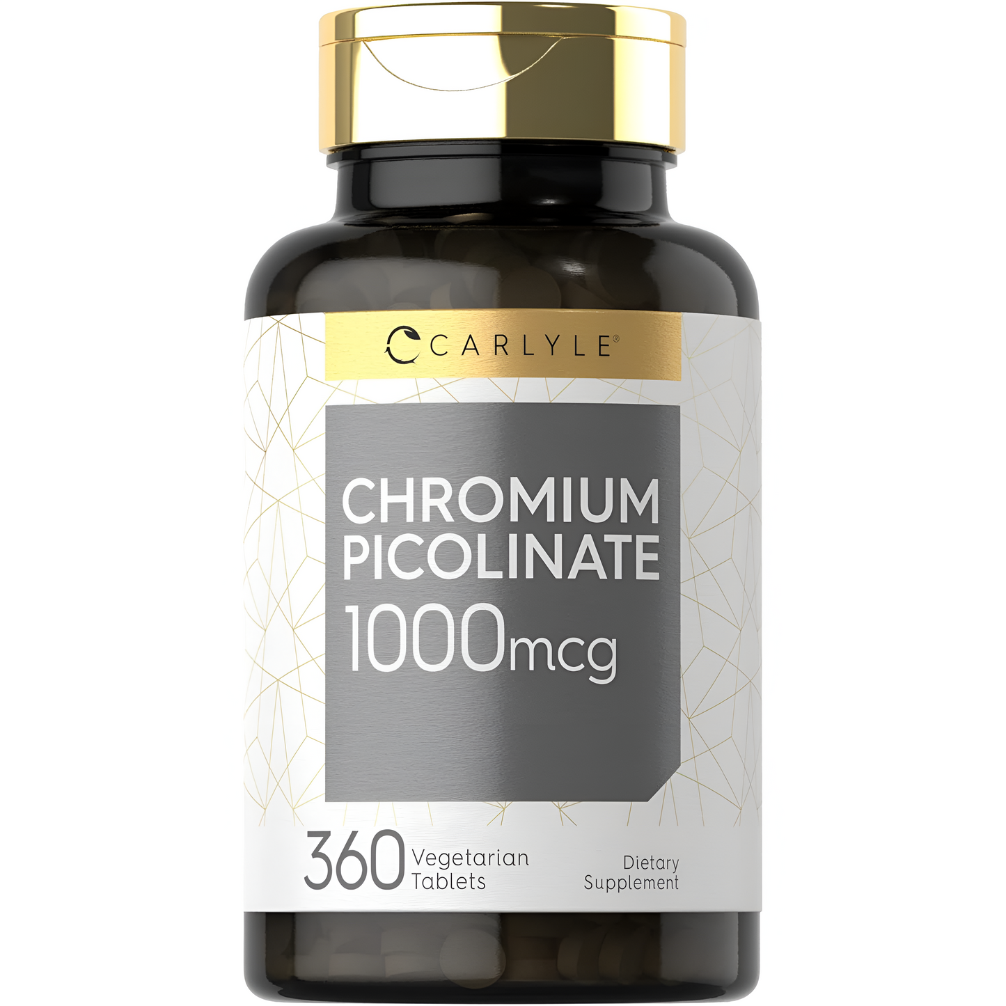Carlyle Picolinato de cromo ultra 1000mcg 360 tabletas