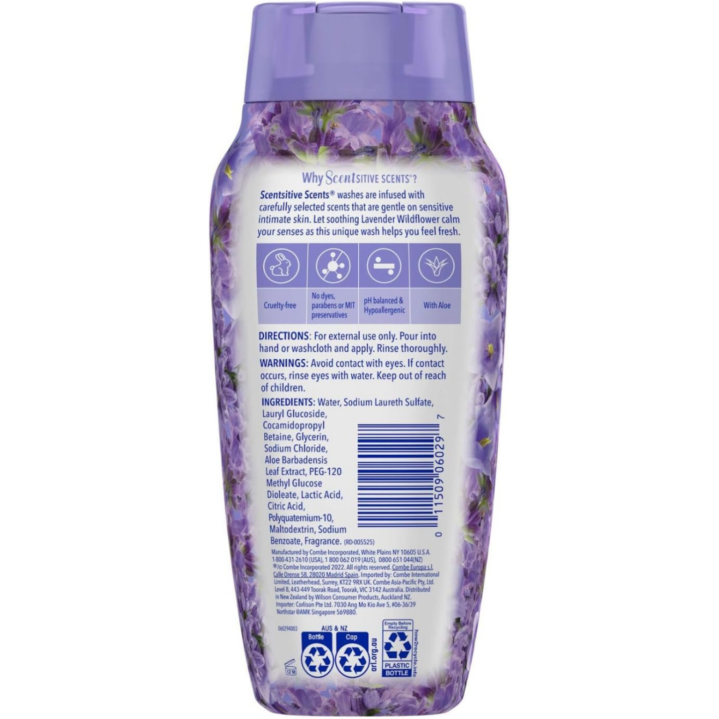 Vagisil Scentsitive Scents Feminine Wash 354ml