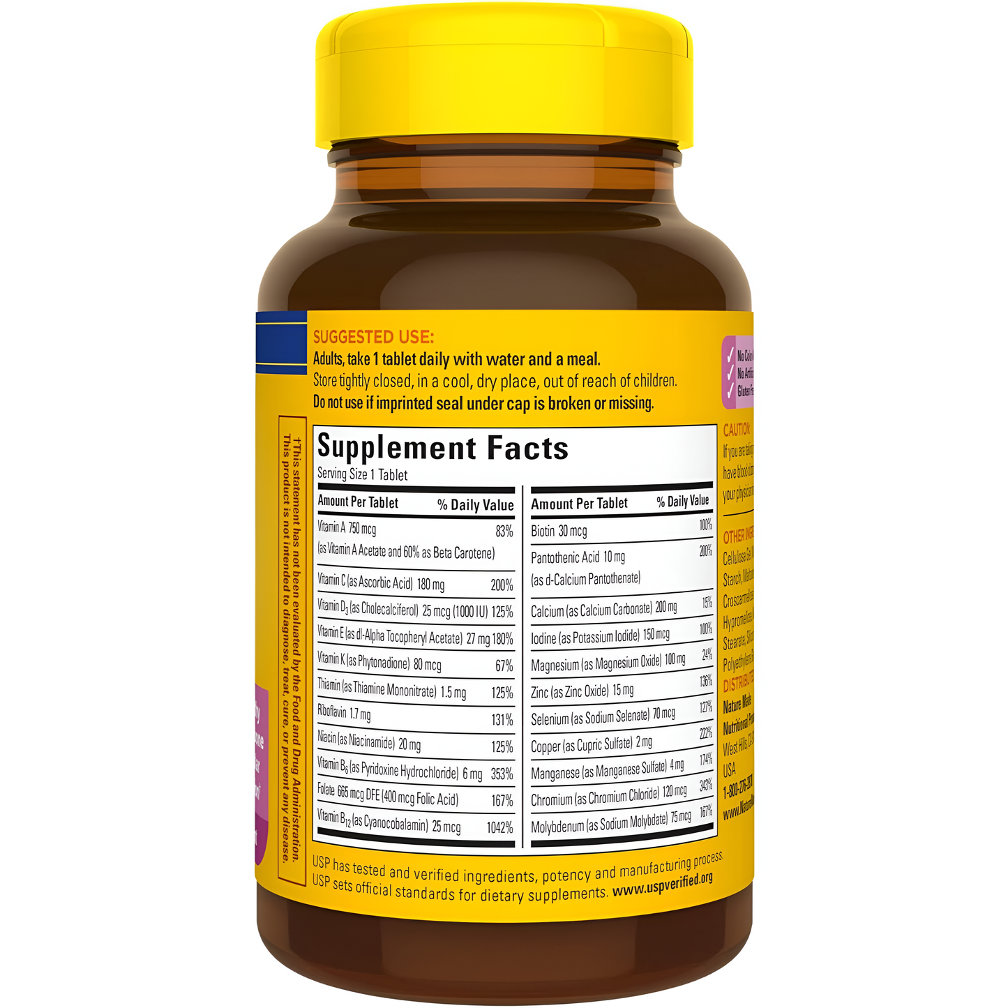 Nature Made Multivitamínico para mujer mayores de 50 de edad , 90 Tabletas
