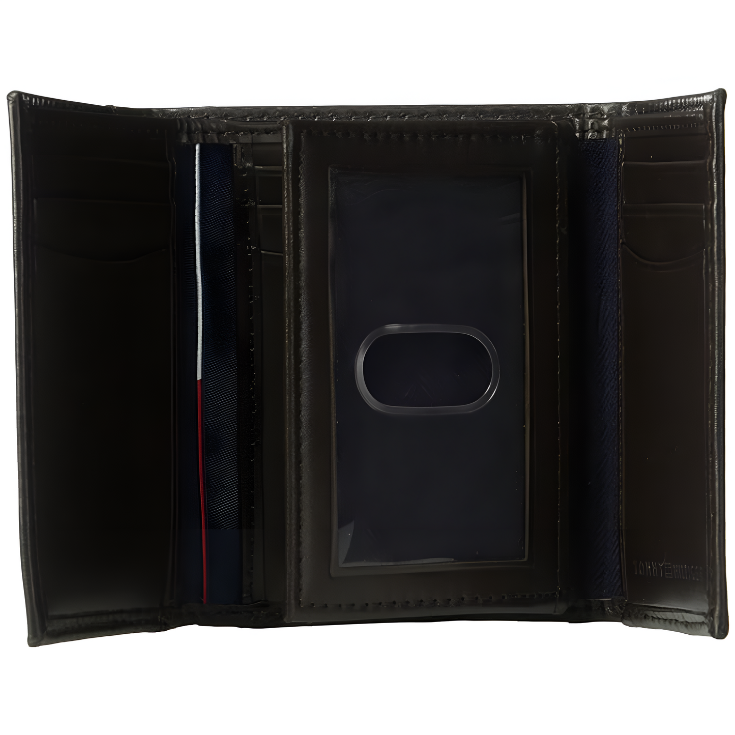 Tommy Hilfiger - Cartera para hombre, triple pliegue