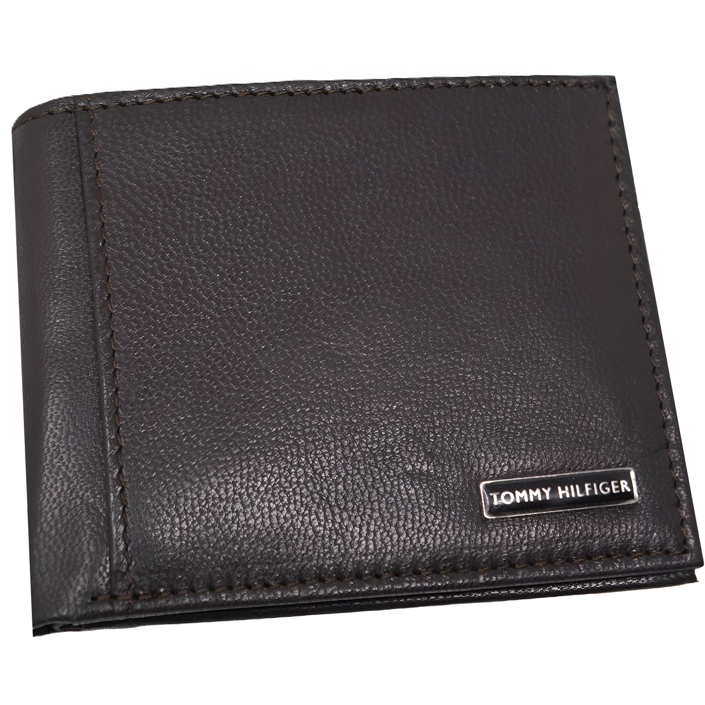 Tommy Hilfiger Billetera de cuero para hombre