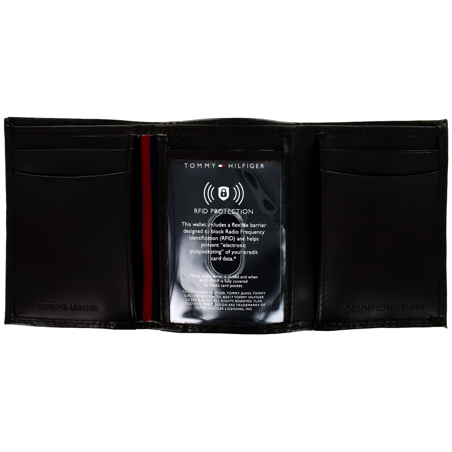 Tommy Hilfiger - Billetera para hombre, color marrón