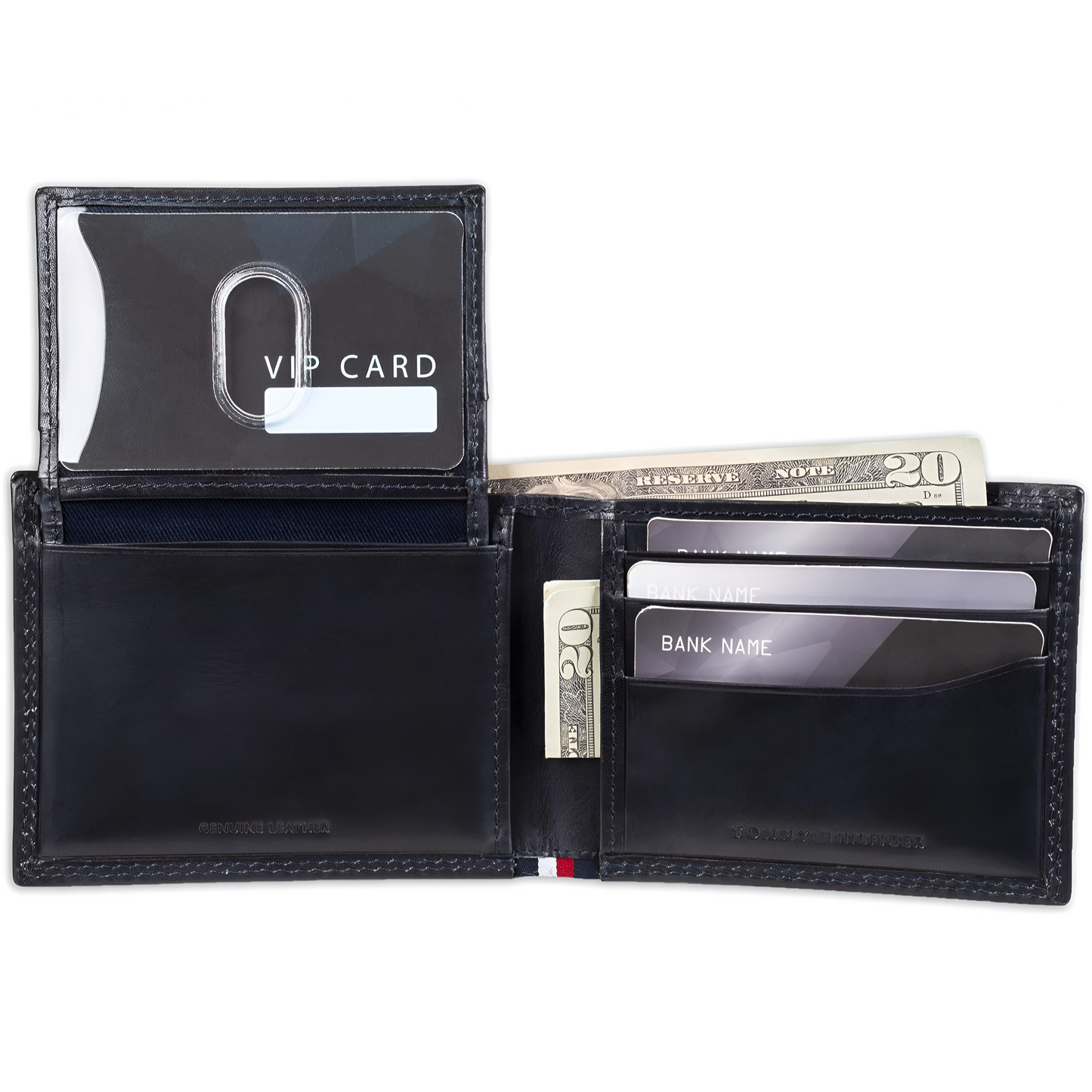 Billetera Tommy Hilfiger genuine / navy