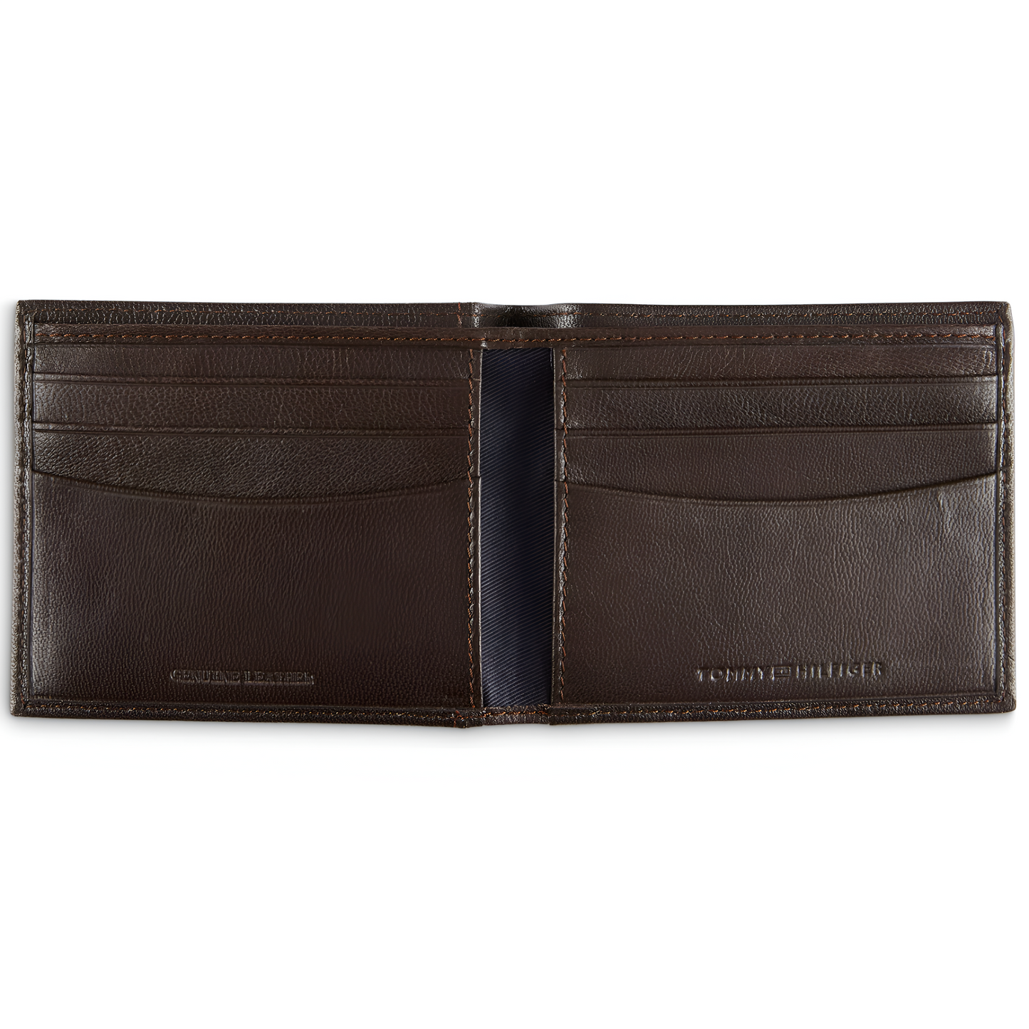 Tommy Hilfiger Billetera de cuero para hombre