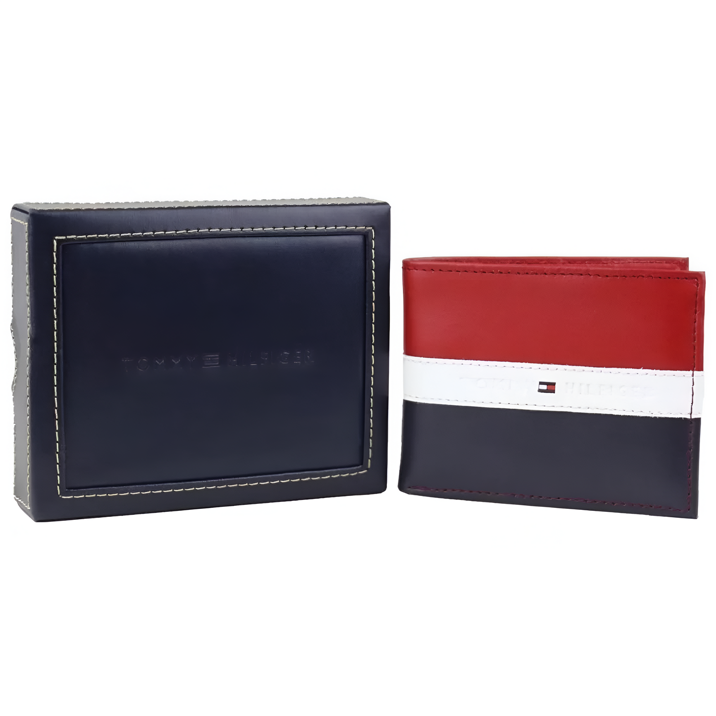 Billetera diseno Bandera Azul, Roja y Blanca - Tommy Hilfiger