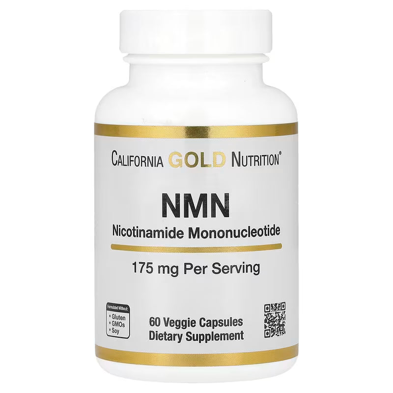 California Gold Nutrition NMN 175 mg 60 cápsulas vegetales