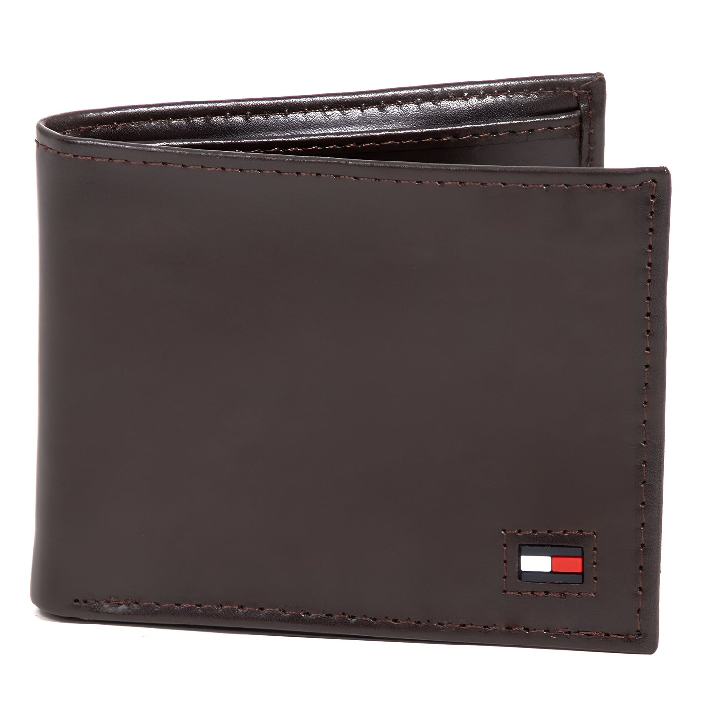 Billetera Tommy Hilfiger Hombre Piel Café Bifold Original M33