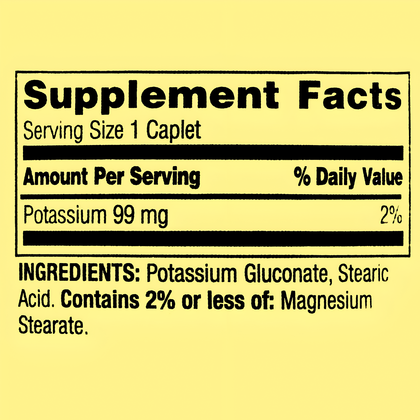 POTASIO 99MG 100 TABLETAS SPRING VALLEY