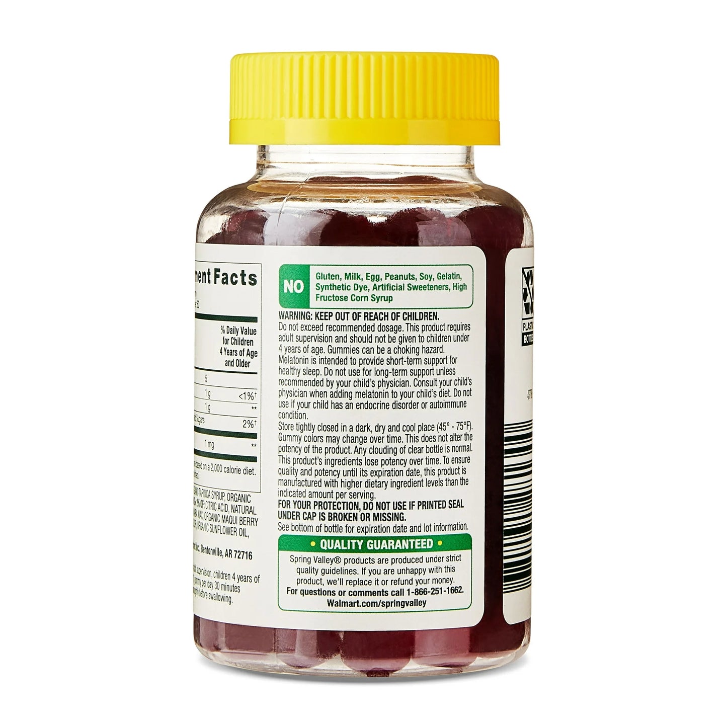 Melatonin Spring Valley Kids - 1 Mg Gomitas