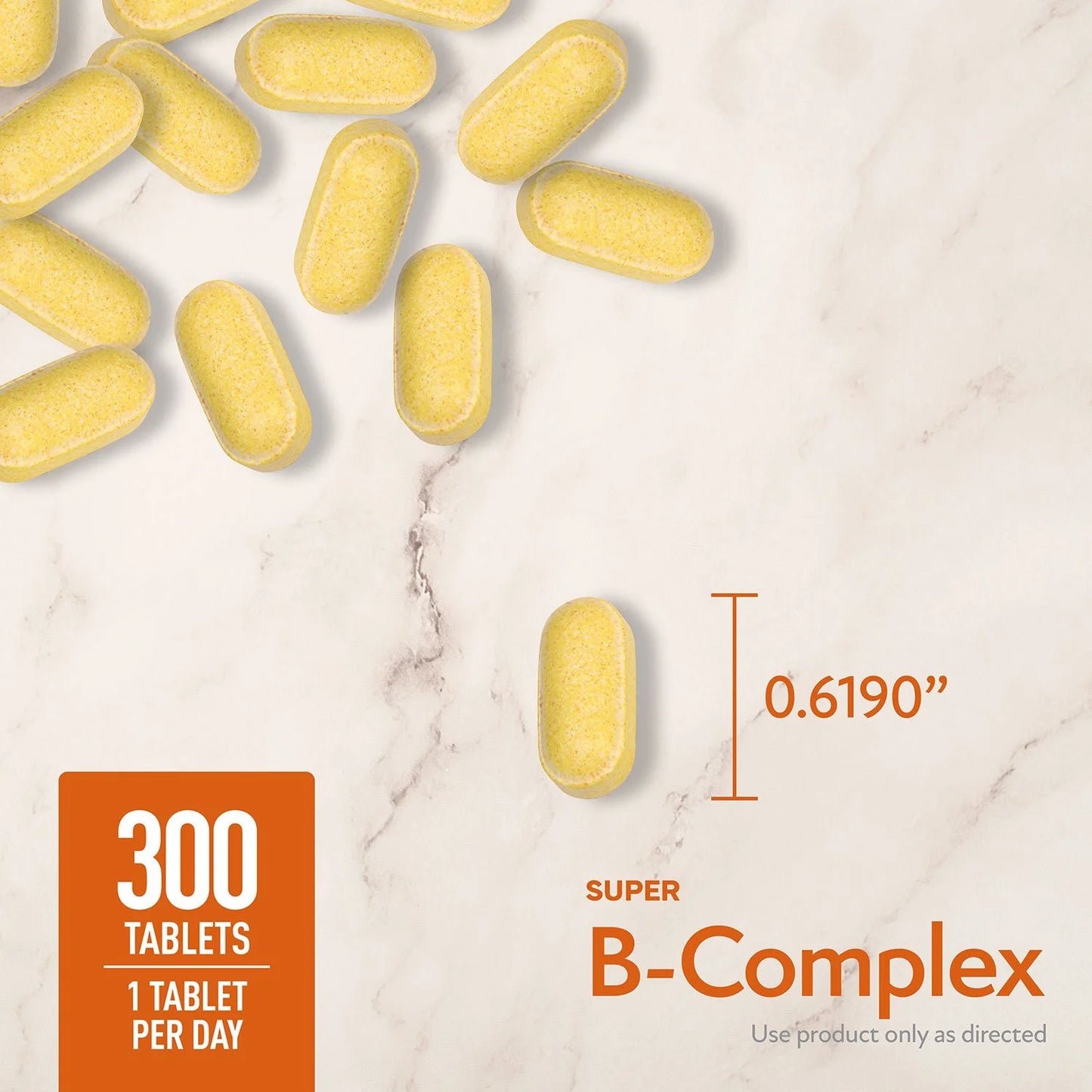Super B-complex con Biotin 300 tabletas Member's Mark