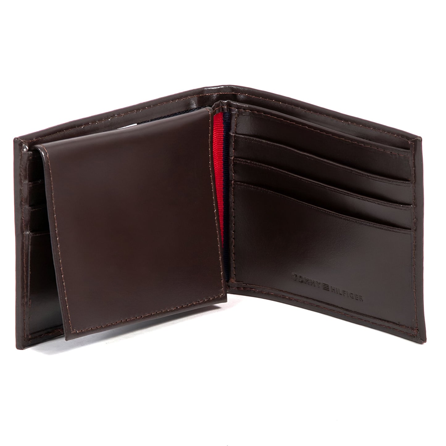 Billetera Tommy Hilfiger Hombre Piel Café Bifold Original M33
