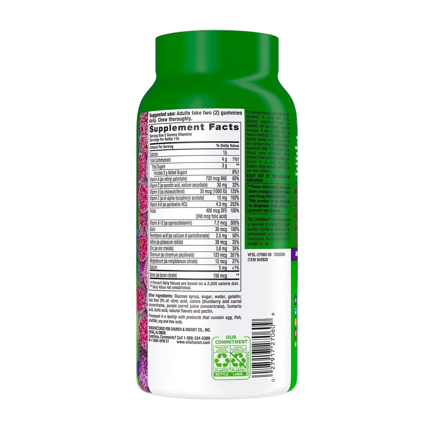 VitaFusion Men's Multivitaminico 220 gomitas