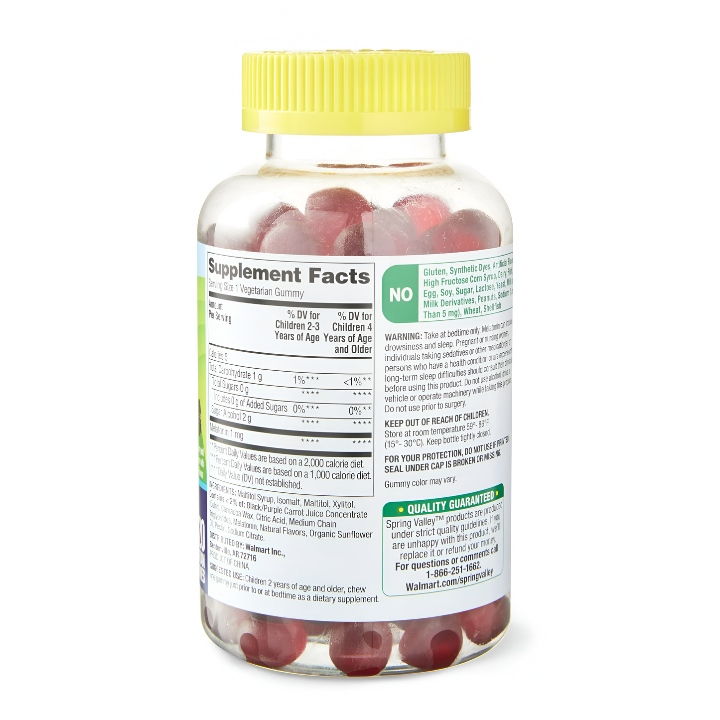 Melatonin Spring Valley Kids - 1 Mg Gomitas