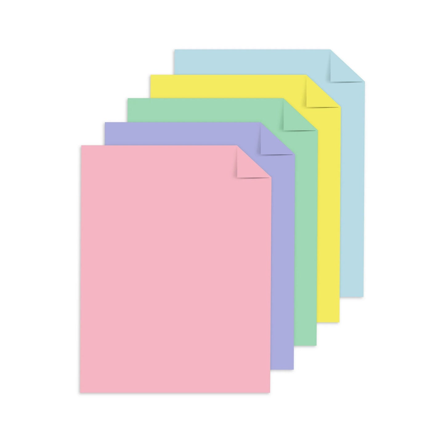 Astrobrights Cartulina de colores Pastel, 21.6cm x 28, - 176 Gsm, 50 hojas