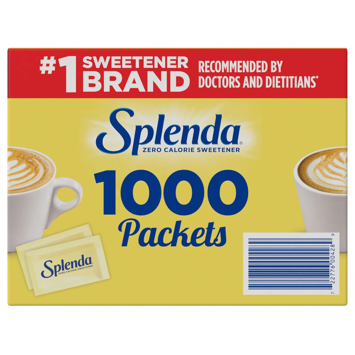 Splenda Zero Calorie Paquetes de edulcorante, 1000 unidades