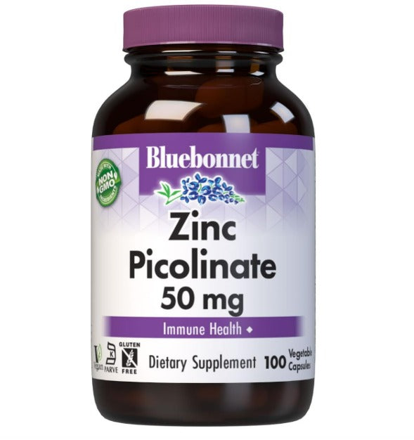Bluebonnet Nutrition Picolinato de zinc 50mg