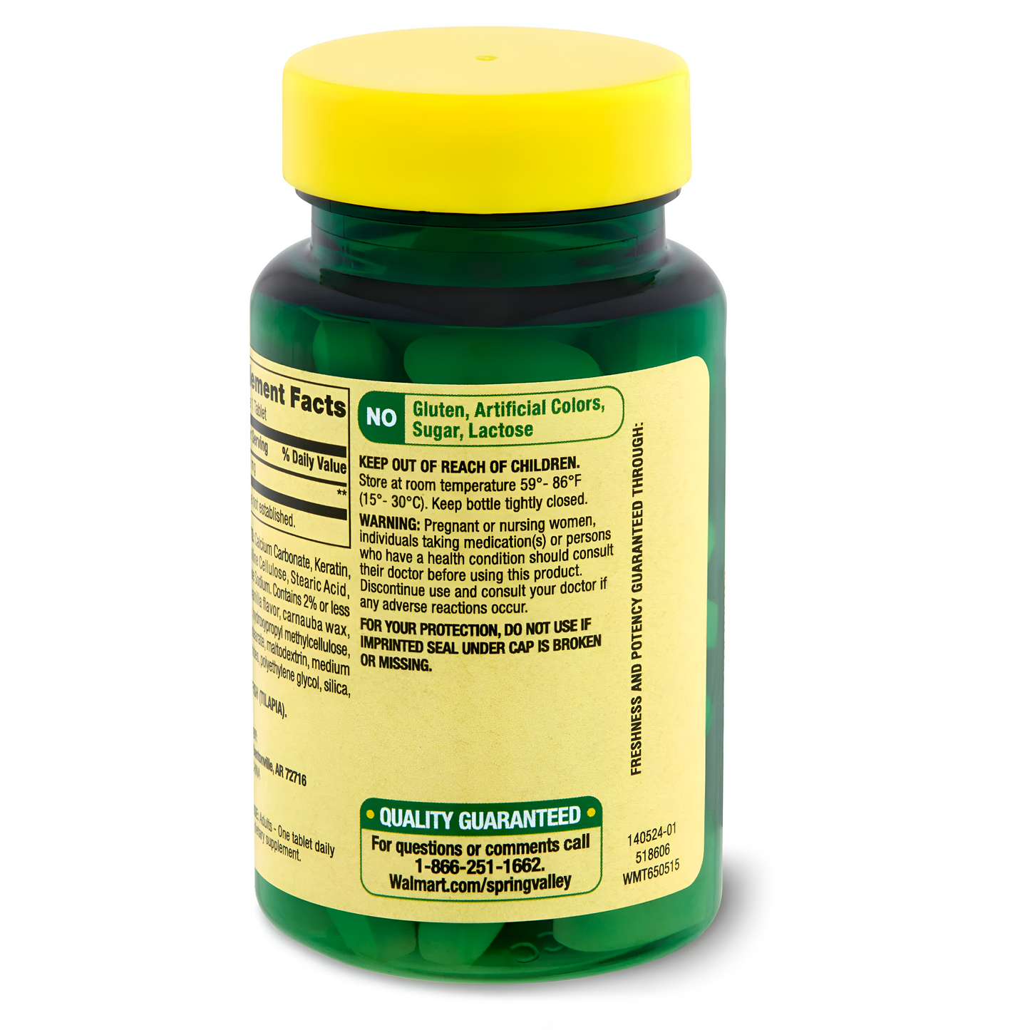 KERATIN SPRING VALLEY 250 MG , 60 tabletas