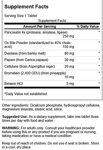 Swanson Enzymes Digestivas 90 tabletas