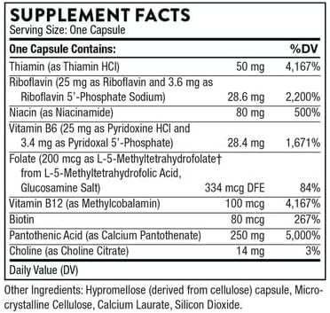Stress B-complex, 60capsulas - Thorne