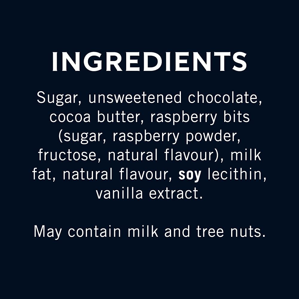 GHIRARDELLI RASPBERRY Dark Chocolate - Barra de chocolate negro intenso, frambuesa 100g