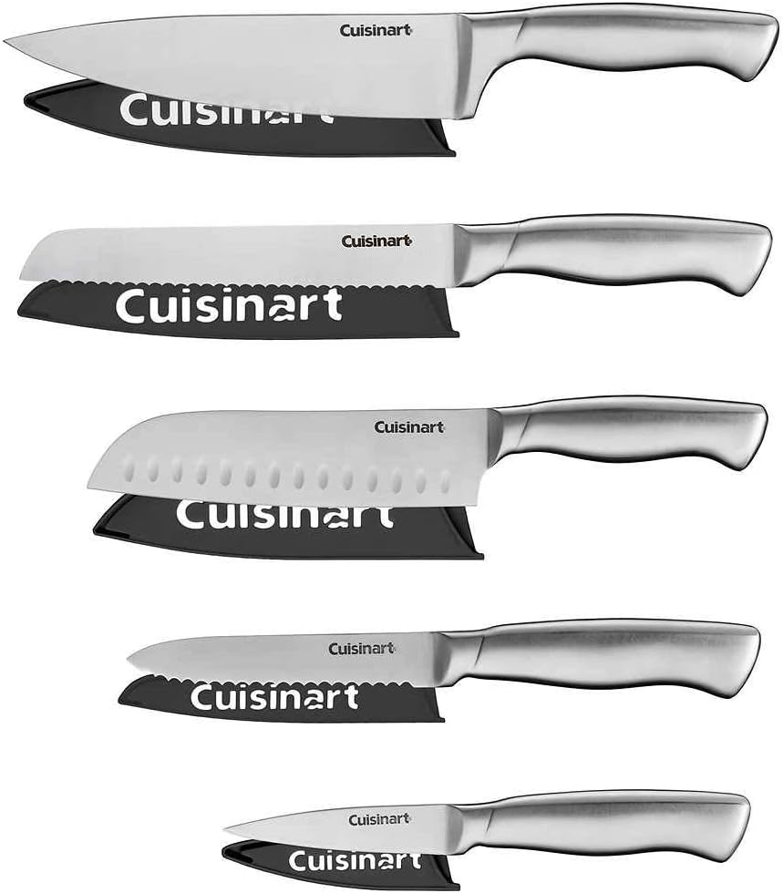 Cuisinart Juego de cuchillos de acero inoxidable de 5 piezas