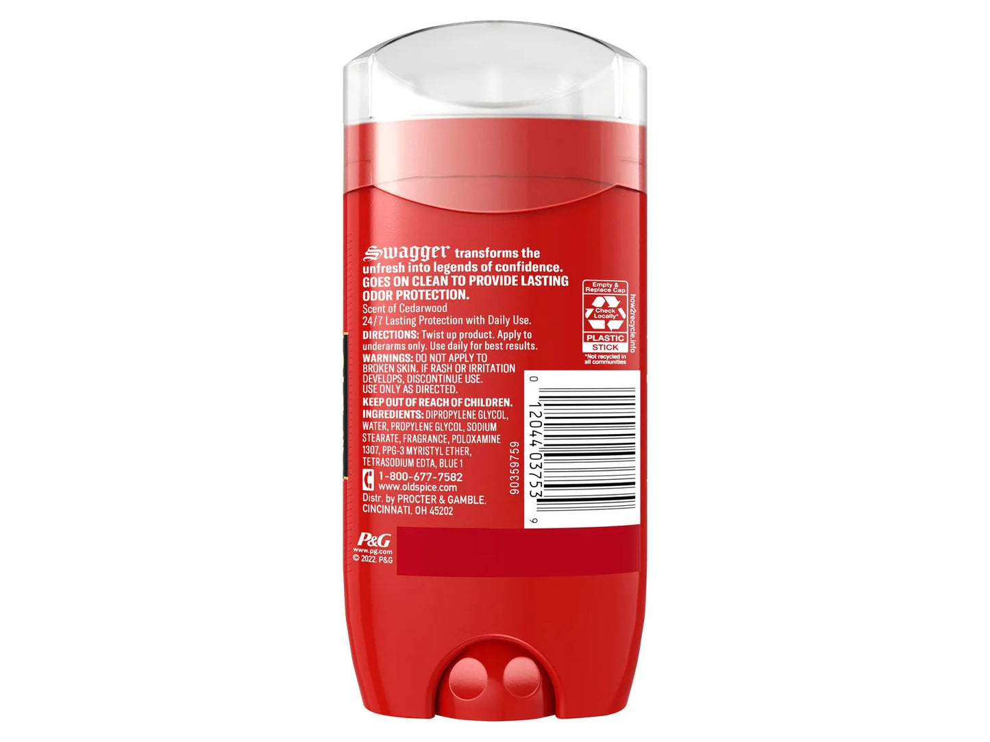 Desodorante Old Spice Swagger Aroma a Madera Cedro - 85g