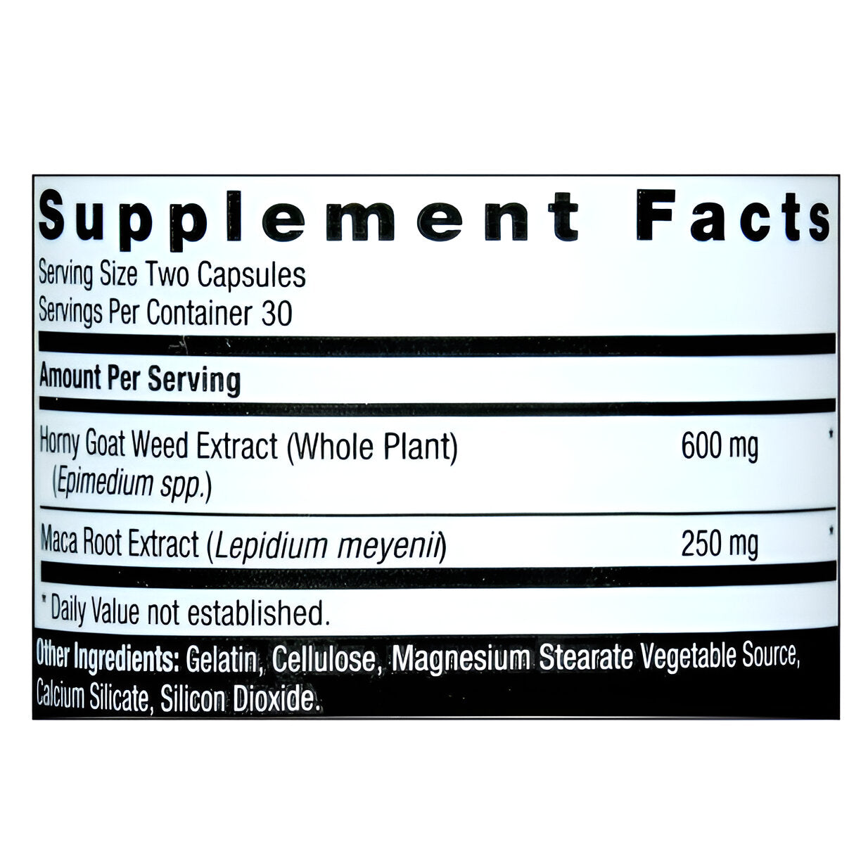GNC Men's Horny Goat Weed - 60 capsulas