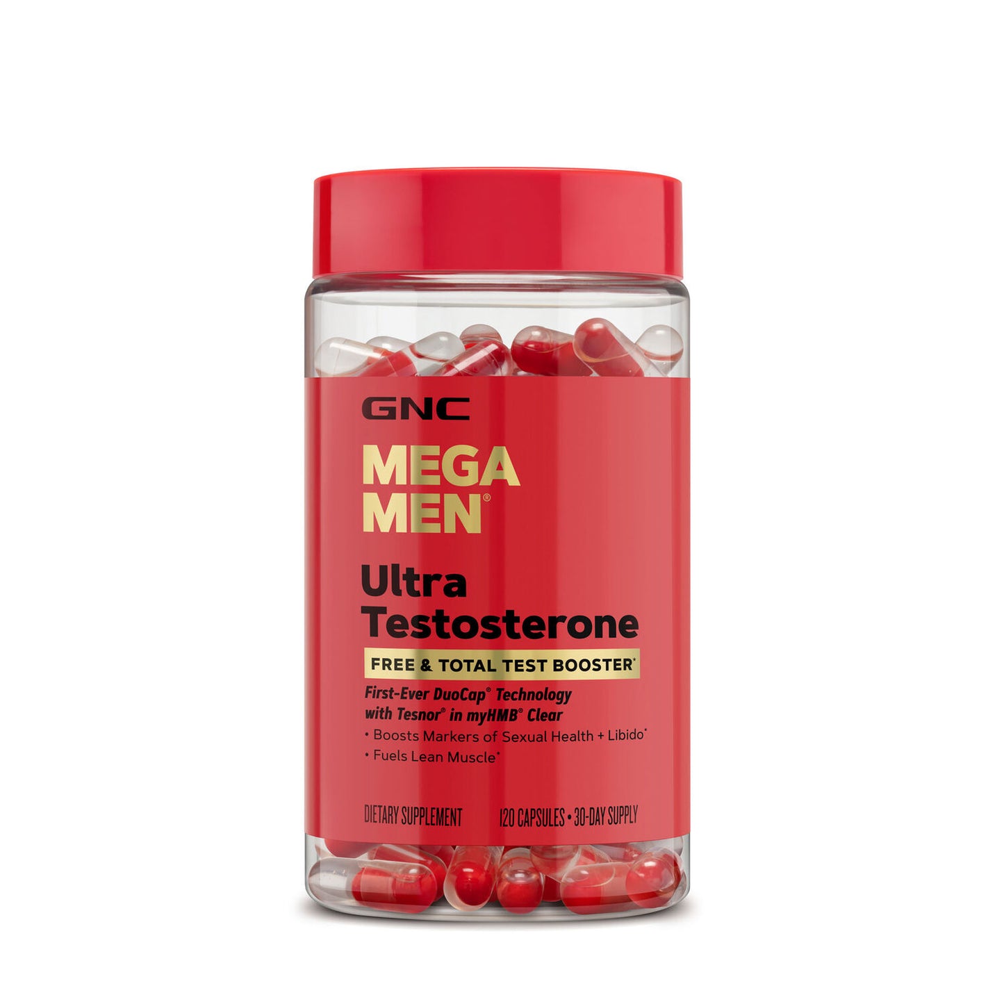 GNC Mega Men Mega Men - Ultra Testosterone Free & Total Test Booster - 120 Capsulas