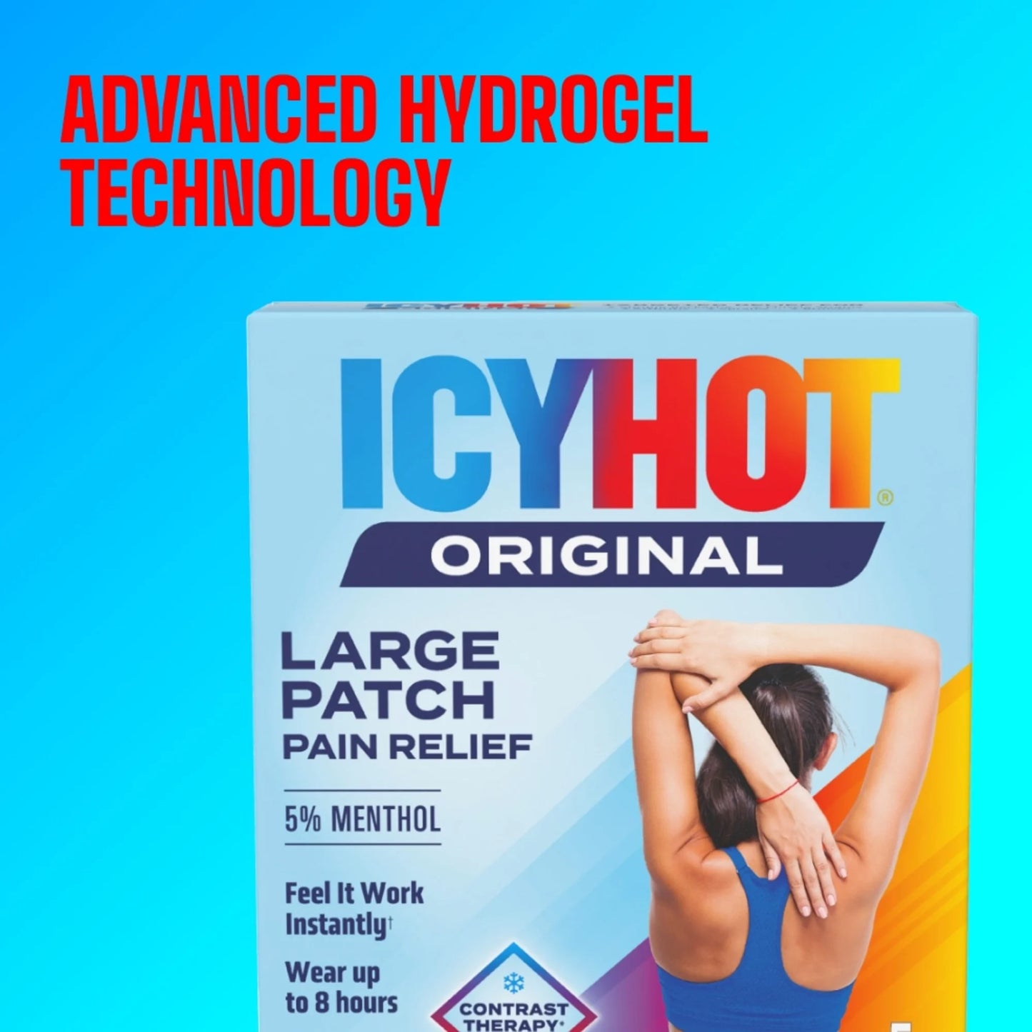 Icy Hot Parche original para aliviar el dolor 5 parches