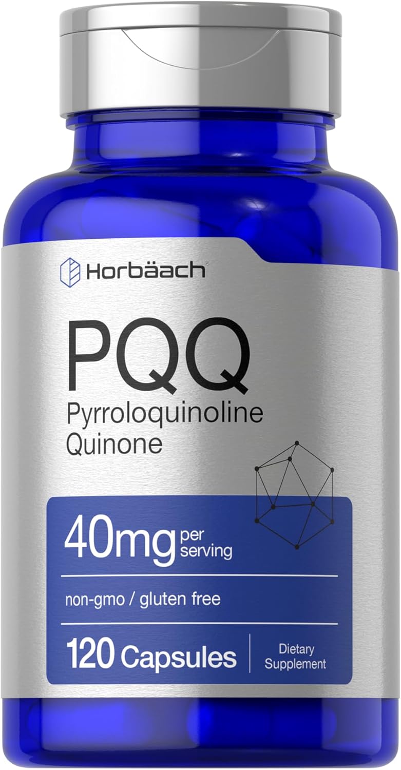 Horbaach - PQQ(Pyrroloquinoline Quinone) 40mg, 120 capsulas