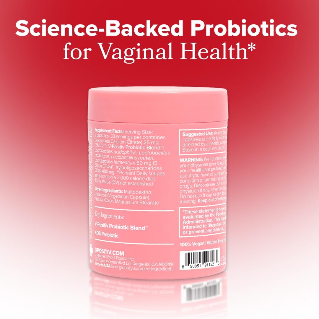 URO Vaginal Probiotics para la salud vaginal de las mujeres - 60 capsulas