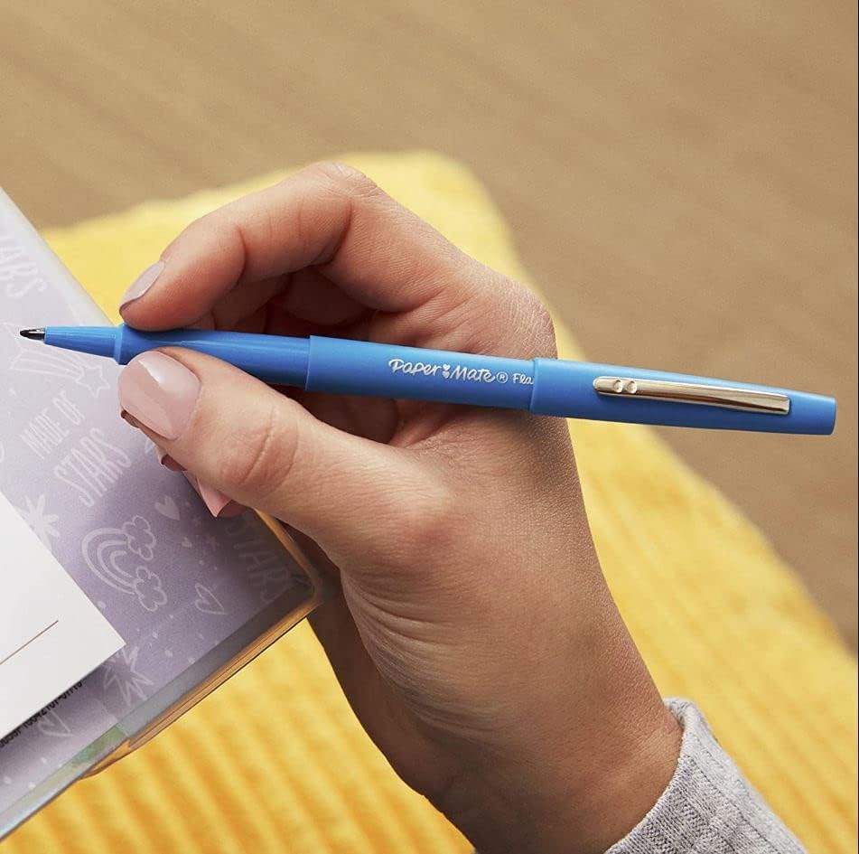 Paper Mate Flair bolígrafos de punta porosa, punta mediana- 20 bolígrafos