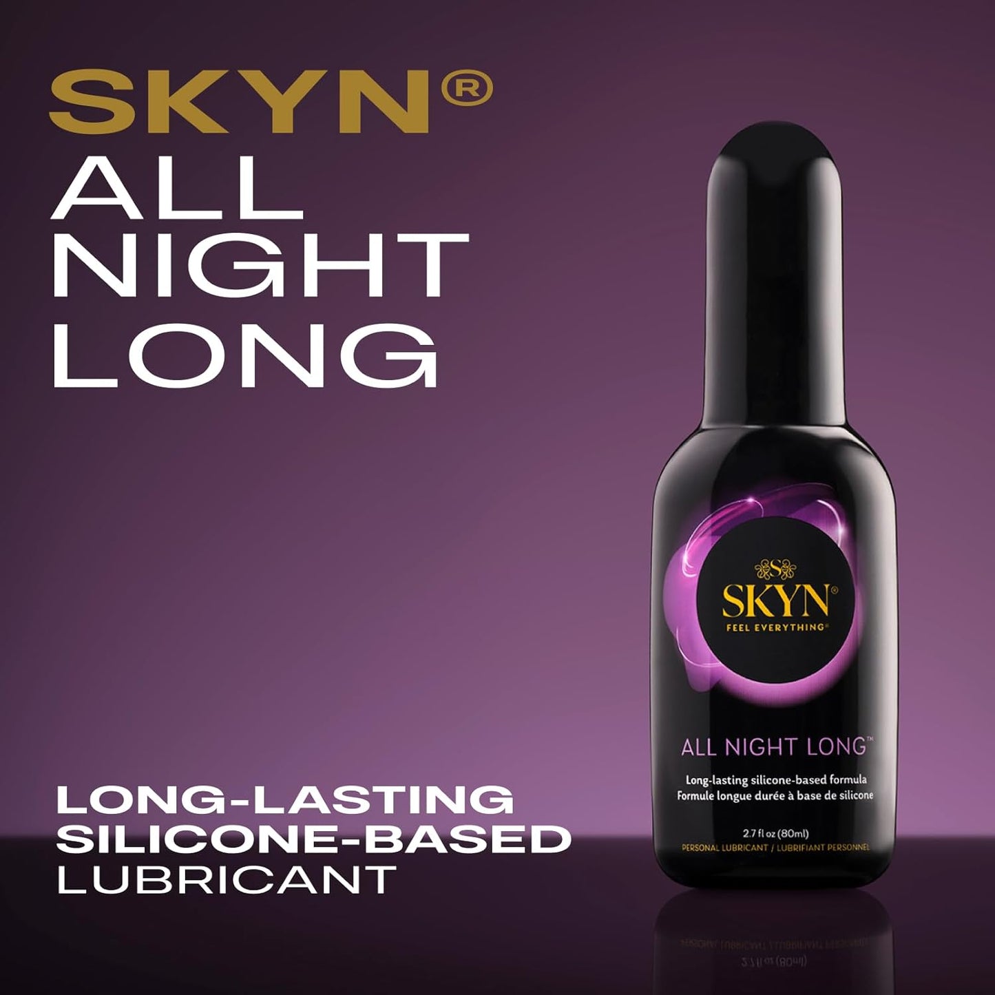 SKYN Lubricante de larga duración a base de silicona para toda la noche 80ml