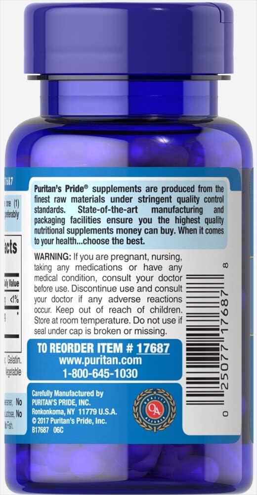 Puritans Pride - Hyaluronic Acid 100mg, 30 cápsulas de liberación rápida