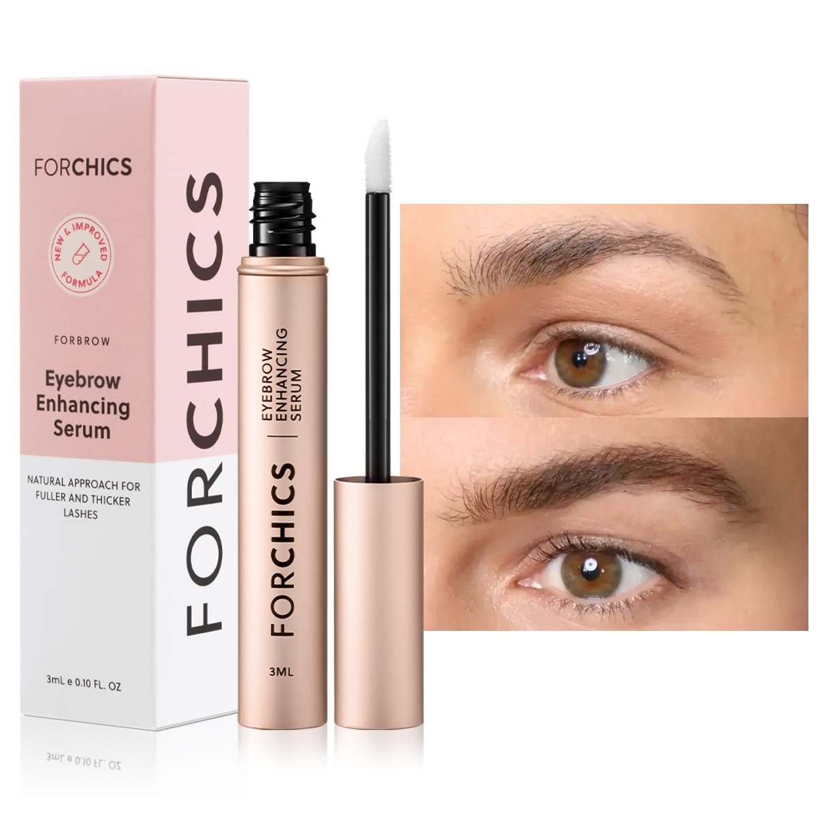 ForBrow - Suero de crecimiento de cejas para cejas más gruesas 3ml