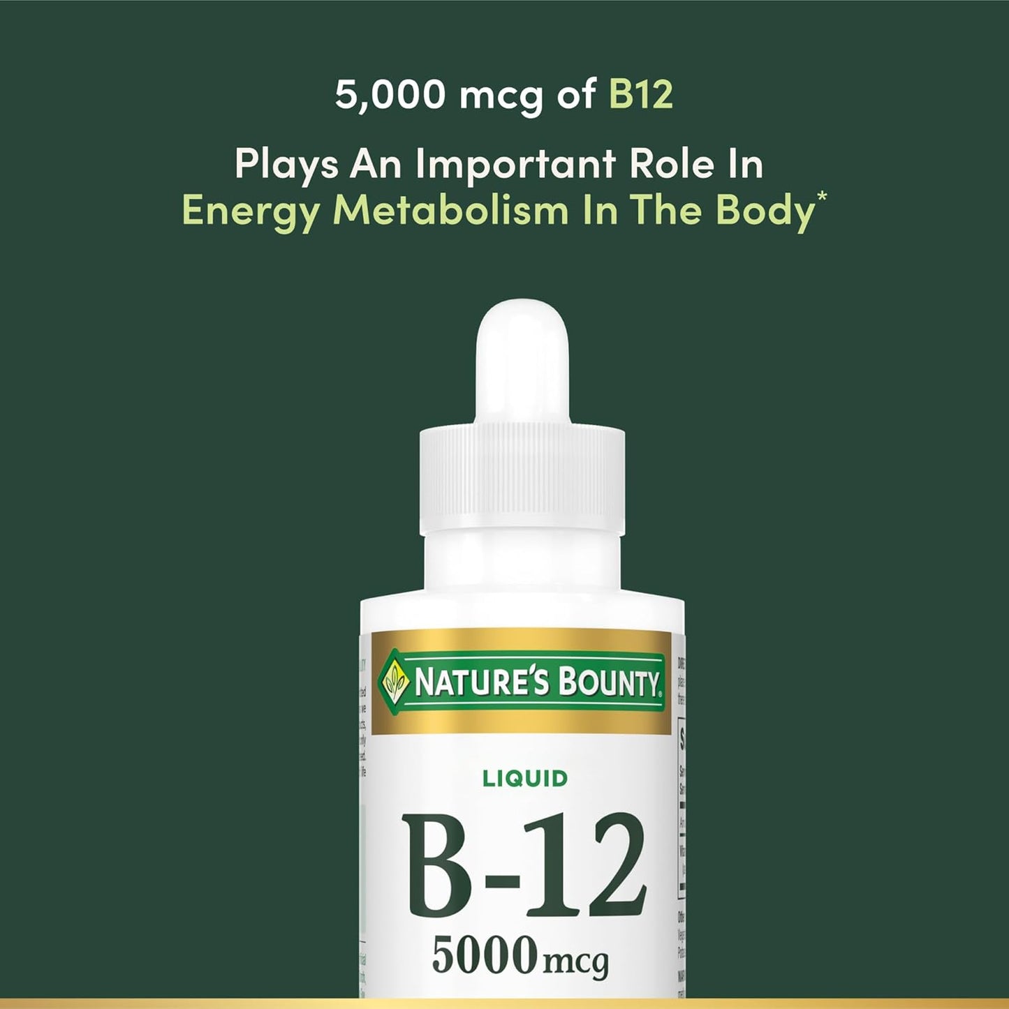 Natures Bounty - vitamina B-12 Liquido 5000mcg, 59ml
