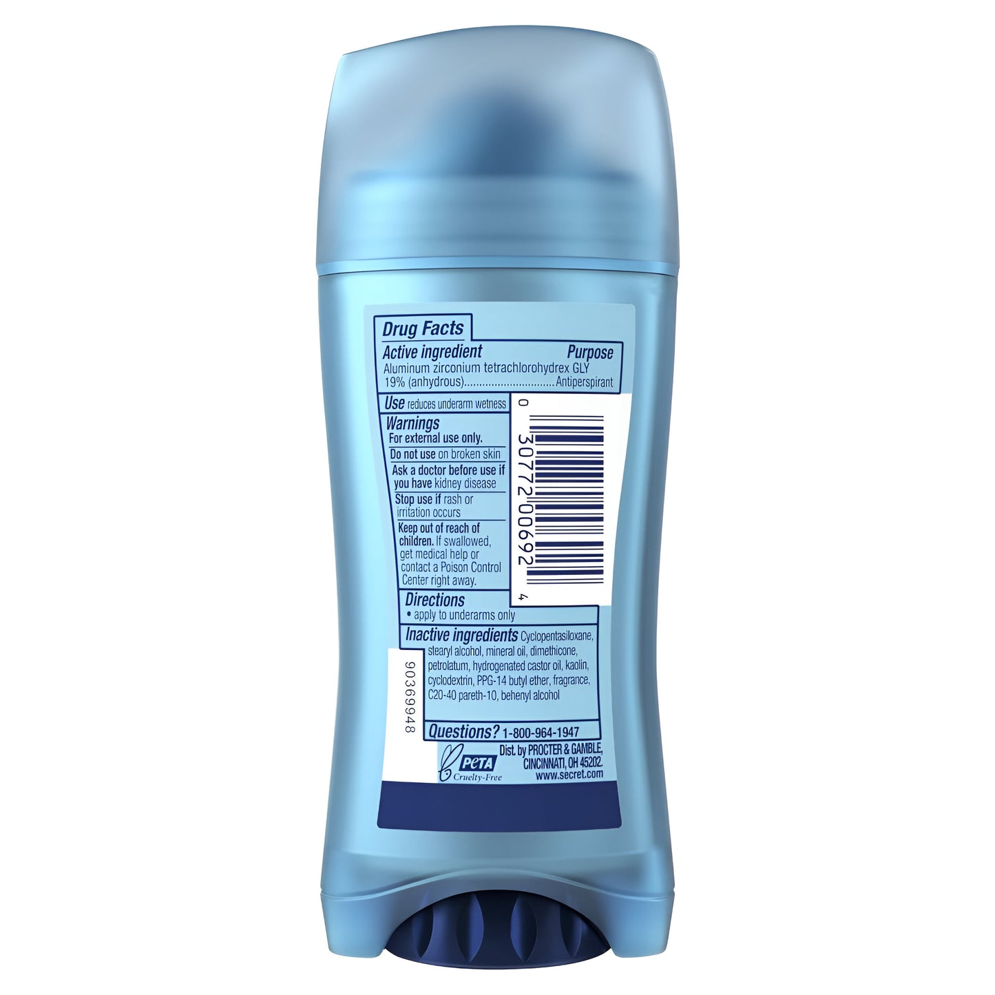 Secret Outlast Clear Gel Deodorant, Shower Fresh (2.6 oz) 73gr