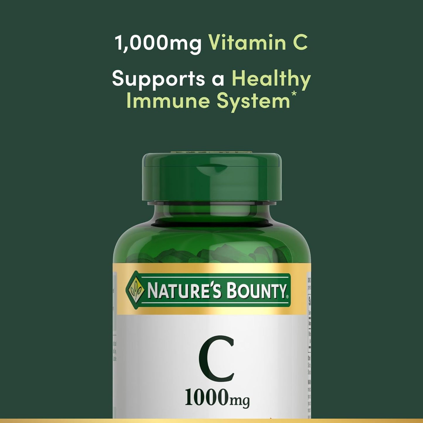 Natures Bounty - Vitamina C 1000mg, 100 tabletas