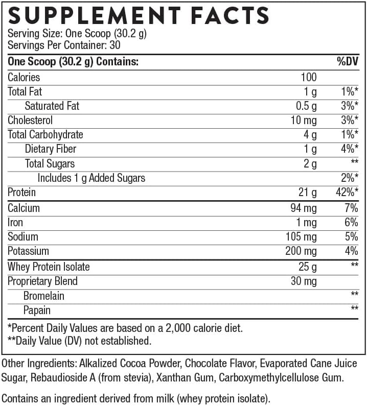 Thorne - Whey Proteina Isolate - 906g