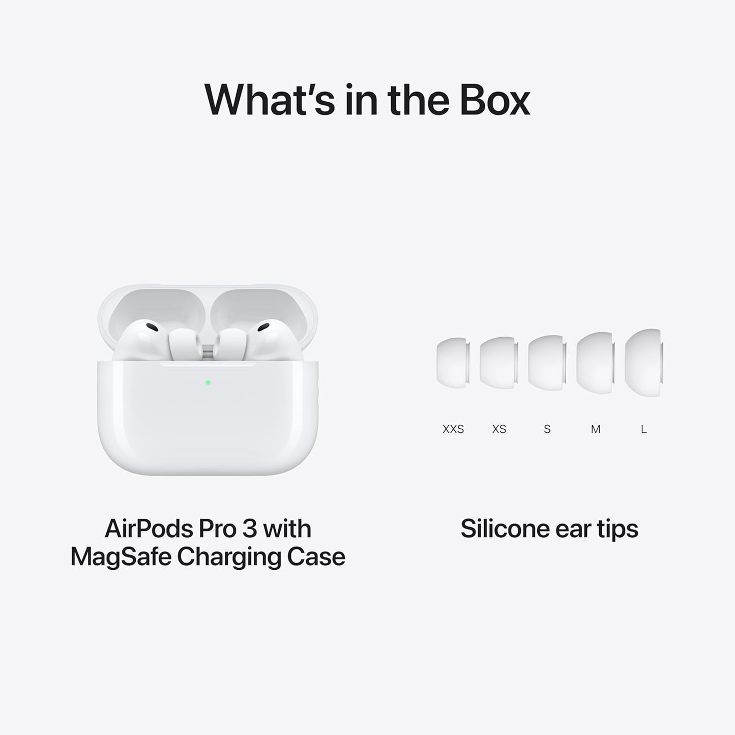 Apple AirPods Pro 3 auriculares inalámbricos, carga USB-C.