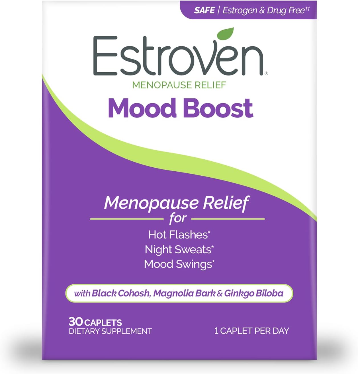 Estroven Mejora el estado de ánimo para el alivio de la menopausia - 30 unidades