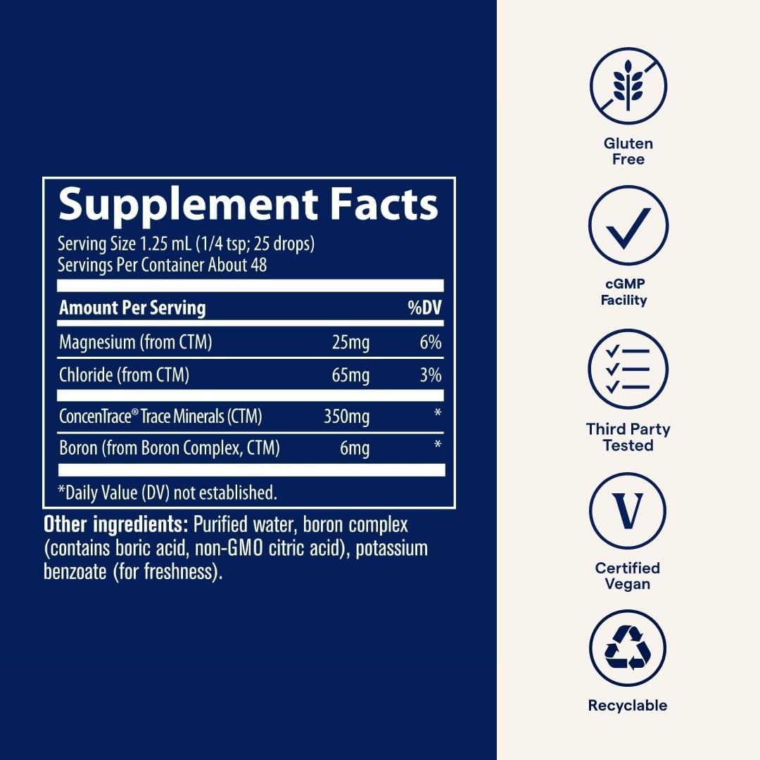 Trace Minerals - Ionic Boron 6mg , 59ml