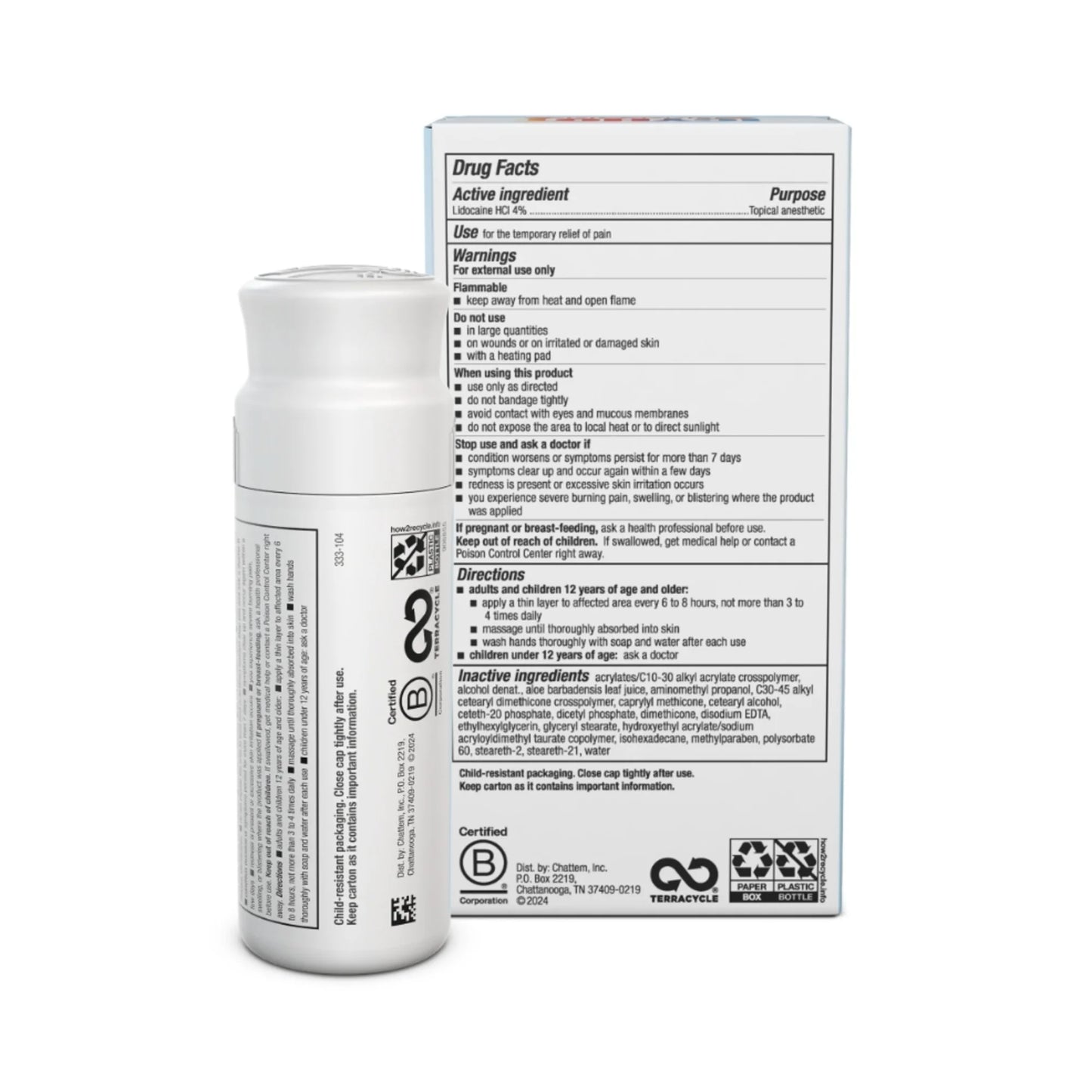 Icy Hot Lidocaina alivia el dolor - 73ml