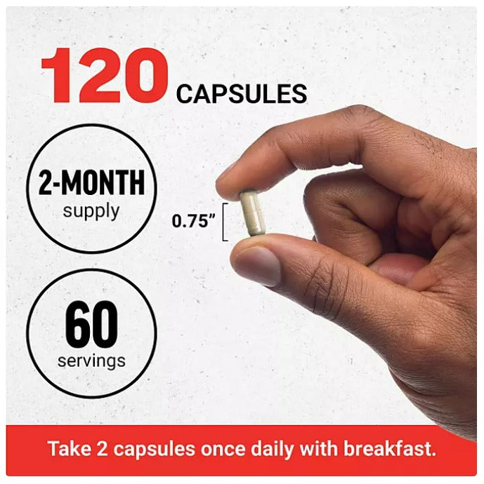 Force Factor Test X180 Testosterone Booster 120 Capsulas