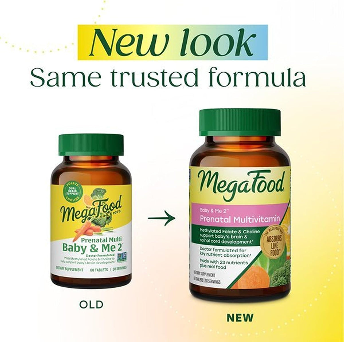MegaFood multivitaminico prenatal 120 tabletas